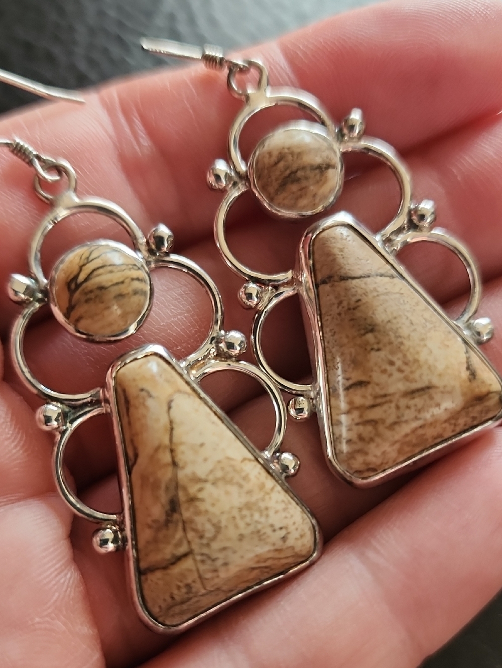 Sterling & Stone Drop Earrings